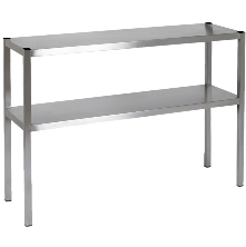 Etagère chef 1200x300x900mmh 2 niveaux
